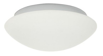 Deckenleuchte aus weißem Glas für das Badezimmer E27 2x60W 39cm Nina Candellux 14-74242