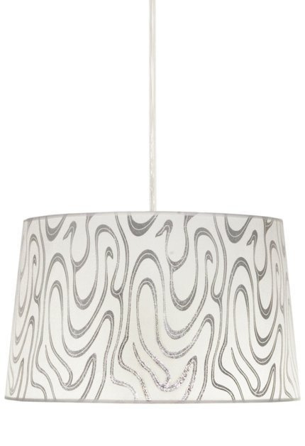 Candellux tiger 31-94462 e27 white and silver hanging ceiling lamp