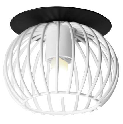 Black and white ceiling luminaire SK-93 2284170