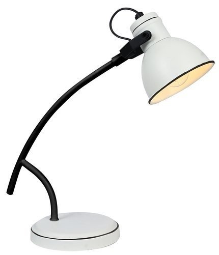 Black and white diagonal table lamp Zumba 41-72085