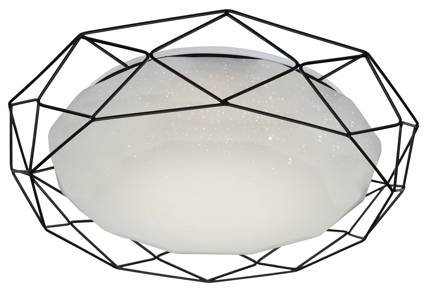 Black ceiling lamp LED 24W 4000K Sven Candellux 98-73167