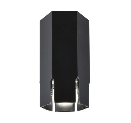 Black tube surface mounted ceiling luminaire 2282831