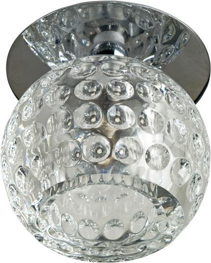 CEILING LUMINAIRE CANDELLUX SK-20 CH G4 CHROME. CEILING. SOLID CRYSTAL 20W G4 BALL