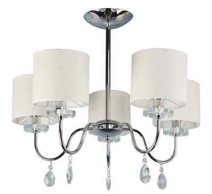 Ceiling lamp hanging chrome chandelier 5x40W Estera Candellux 35-11671