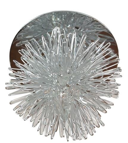 Ceiling luminaire candellux sk-34 ch g4 chrome cover ceiling. fixed crystal 20w g4 hedgehog