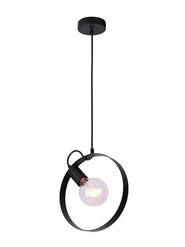 Hanging lamp black metal Nexo Ledea 50101199