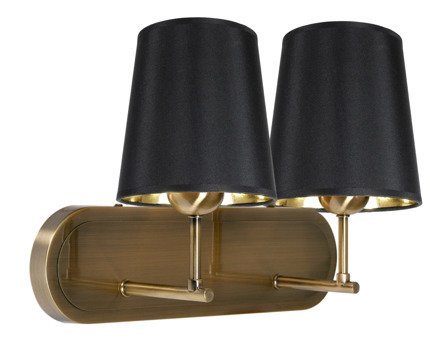 Milonga 22-53510 black/patina double wall lamp