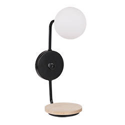 Ponio lamp black wall lamp 1x25w g9 white shade