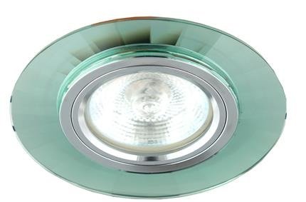 SS-10 2230422 chrome/green fixed ceiling luminaire