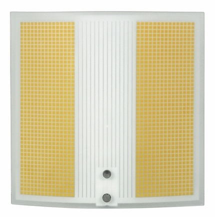 Sconce wall lamp white and yellow Cytryn 10-67145