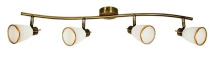 Wall lamp ceiling strip patina 4xG9 Regent 94-70036