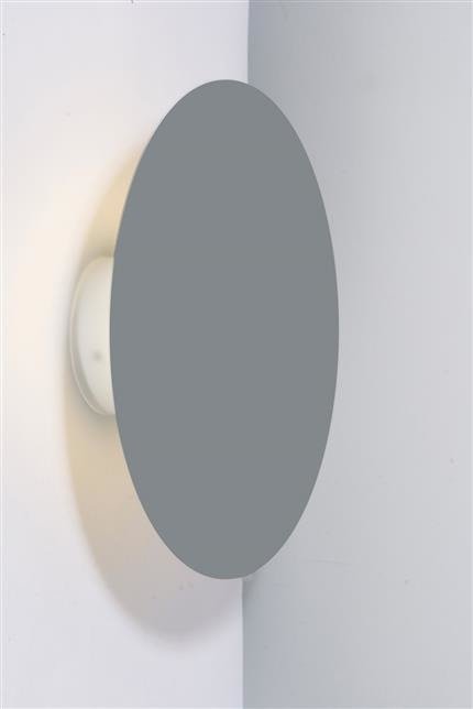 Wall lamp gray metal LED 6W 150mm Holar Ledea 50433248