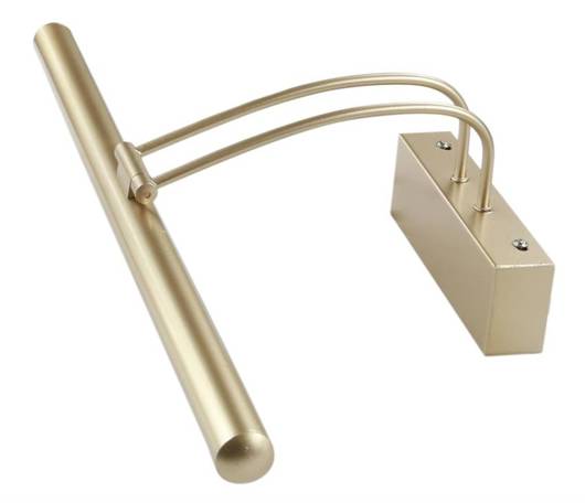 Adjustable wall lamp gold satin neutral LED Renoir Candellux 21-69726