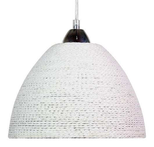 Braid 31-32751 white string hanging lamp