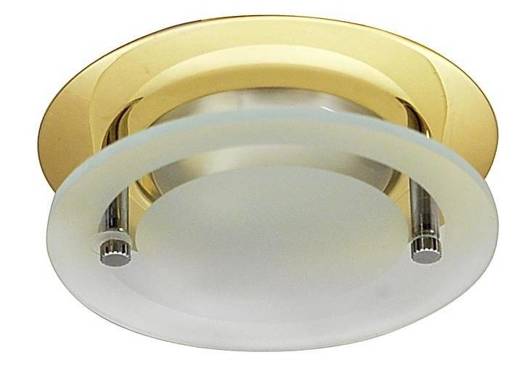 Brass fixed ceiling luminaire with glass OZS-07 2277435