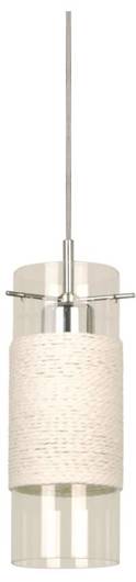 CANDELLUX CEILING LAMP SALE 31-27818 WRING OVERhang 1X60W E27 CHROME TARNSPARENT / WHITE