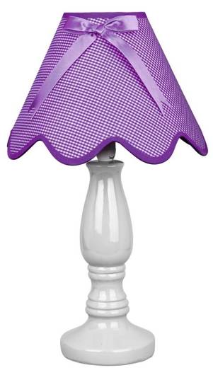 Candellux Lola Cabinet Table Lamp 41-14597 E14 Violet