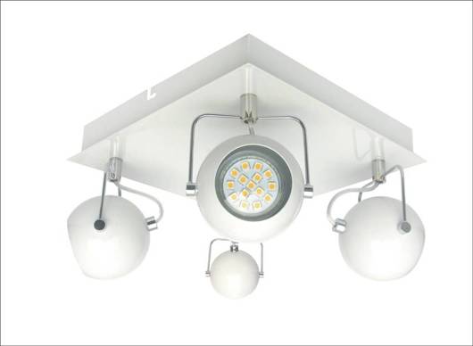 Candellux Tony 4X3W Led Gu10 Ceiling Lamp White