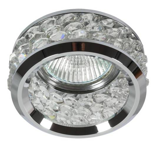 Candellux ceiling lamp round crystal 2227375