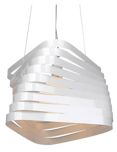 Ceiling lamp 1X60W E27 hanging white BIZO 31-21581