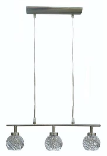 Ceiling lamp Candellux 33-27408 Gira 3X40 G9 satin nickel