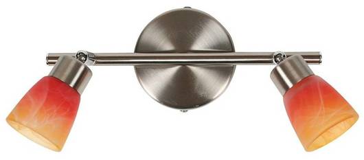 Ceiling lamp Candellux 92-07370 Drops strip 2xG9 matte nickel 