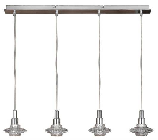 Ceiling lamp Candellux 94-01866 Rastek 4X40W G9 chrome 