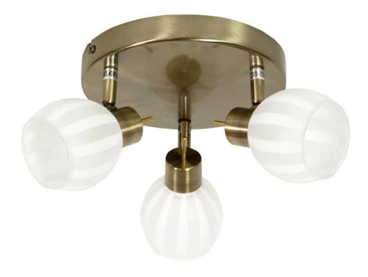 Ceiling lamp candellux bars 98-06790 plafond g9 patina