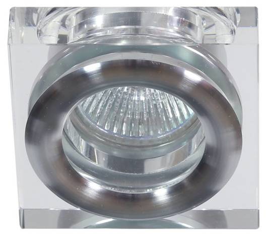 Ceiling luminaire clear square glass MR16 50W SK-82 2227399