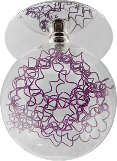 Ceiling luminaire glass ball violet SK-42 2299771