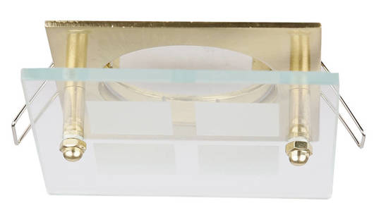 Ceiling luminaire gold square glass SZ-03 2218804