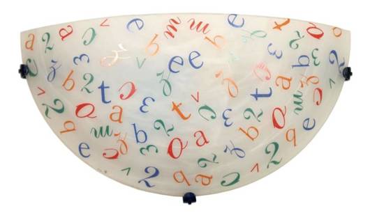 Ceiling wall lamp 11-87822 Letters plafond 60W