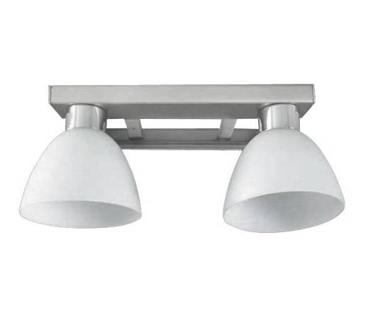 Double matt nickel wall lamp Ada 22-48595