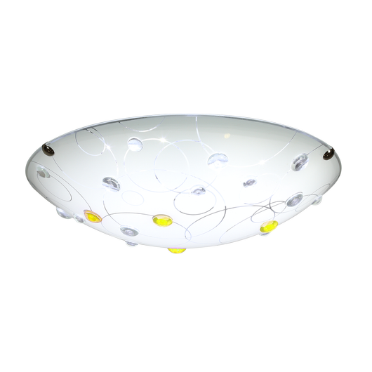 FLOKI CEILING LAMP PLAFON 30 1X60W E27 TRANSPARENT