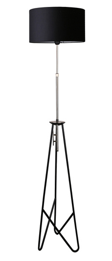 Floor lamp 1xE14 34cm black gold Float 51-80141