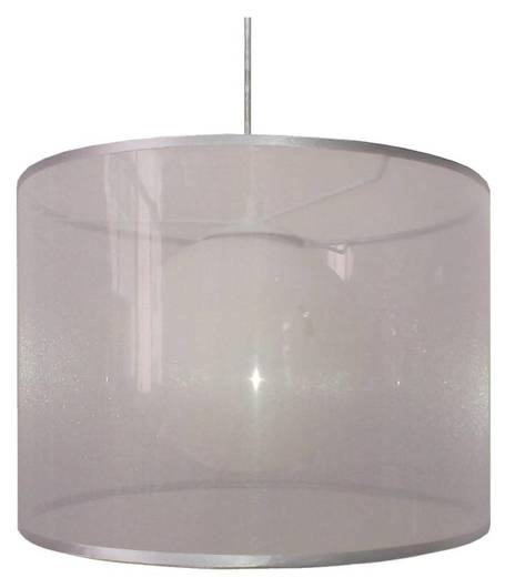 Hanging ceiling lamp 1X60W E27 silver CHICAGO 31-24916