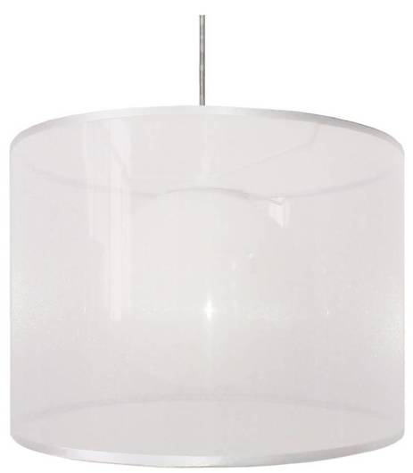 Hanging ceiling lamp 1X60W E27 white CHICAGO 31-24886