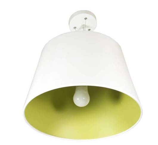 Hanging ceiling lamp 1X60W E27 white ENYO