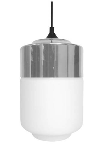 Hanging ceiling lamp 1xE27 white/chrome MASALA 31-40541