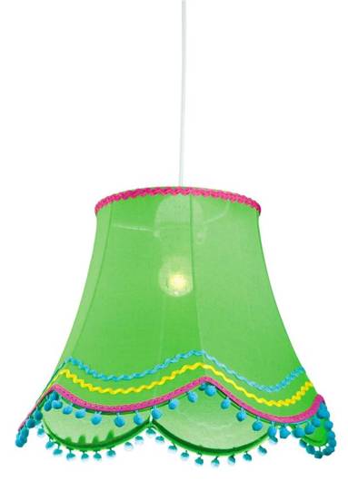 Hanging ceiling lamp candellux harlequin 31-94516 e27 green