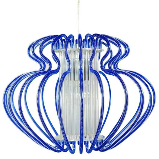 Hanging lamp blue 52cm Imperia 31-36561