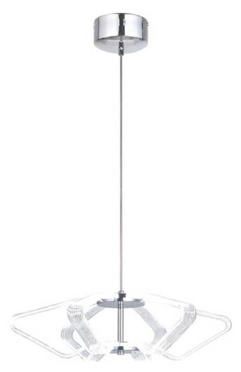 Hanging lamp chrome 45cm LED 10W Caruso 31-55552