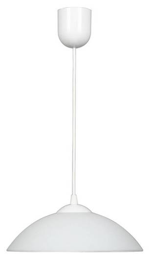Hanging lamp white glass Fino 31-67350
