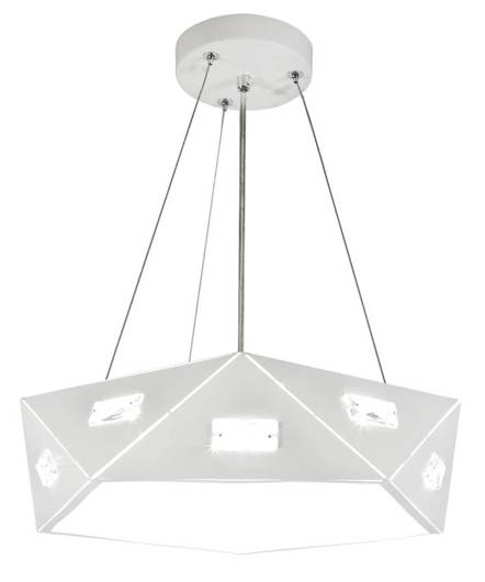 Hanging lamp white pentagonal adjustable 3xG9 Nemezis 31-59147