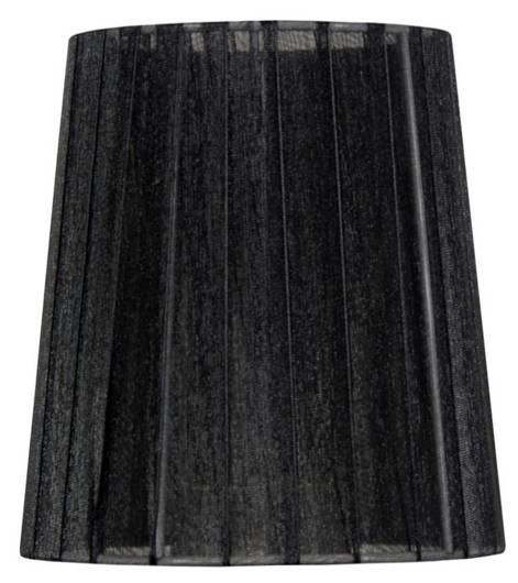 Lampshade Rifasa/Sorento 15cm E14 black steel/organza 77-10810