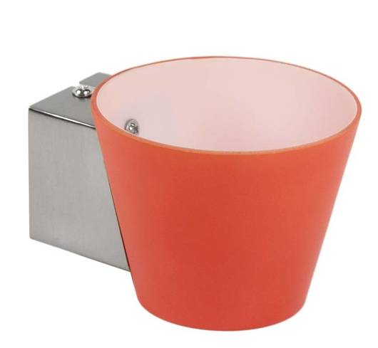 Orange cone wall lamp Simonet 21-05024