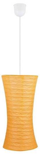 Orange paper hanging lamp adjustable 60W E27 Tai Candellux 3496011-18