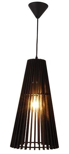 Osaka Ledea 50101031 black wooden openwork hanging lamp