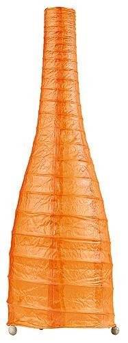 Paper table lamp orange Bottle 41-88317