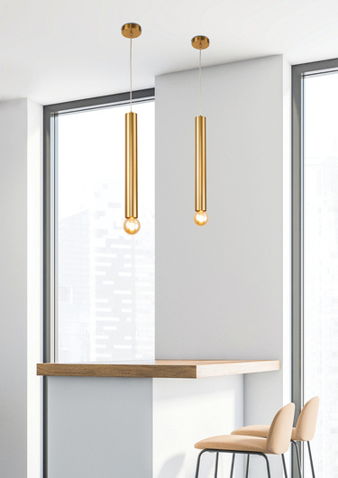 Pendant lamp gold 50cm Austin Ledea 50101231